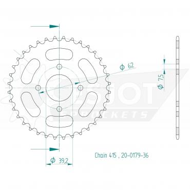 ESJOT  Sprocket 36 Z