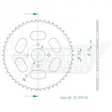 ESJOT  Sprocket 50 Z