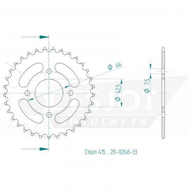 ESJOT  Sprocket 33 Z