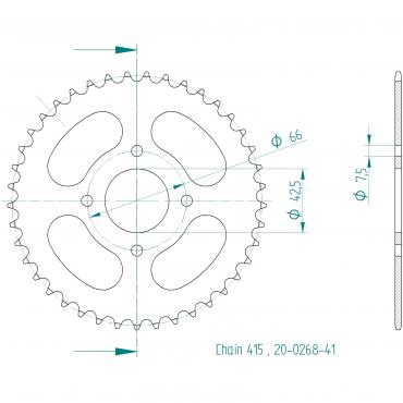 ESJOT  Sprocket 41 Z