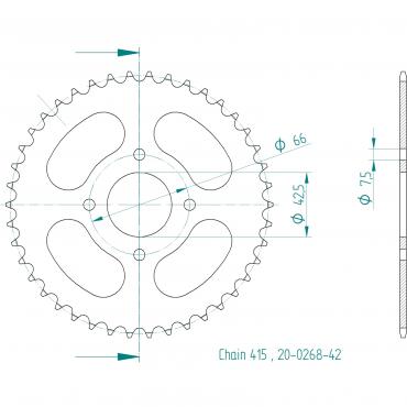 ESJOT  Sprocket 42 Z