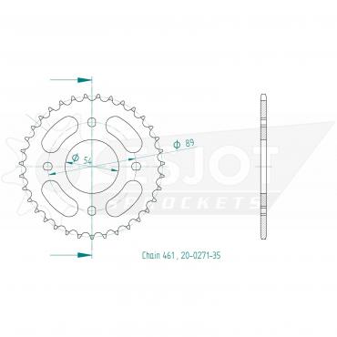 ESJOT  Sprocket 35 Z