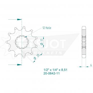 ESJOT Front Sprocket 11 Z