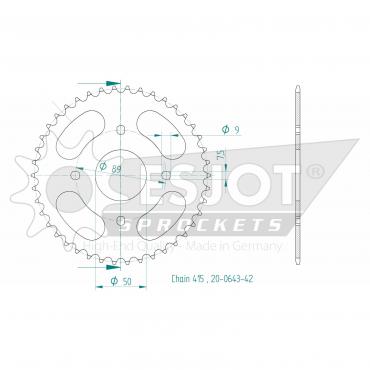 ESJOT  Sprocket 42 Z