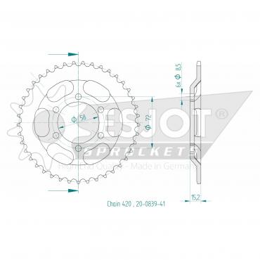 ESJOT  Sprocket 41 Z