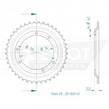 ESJOT  Sprocket 41 Z