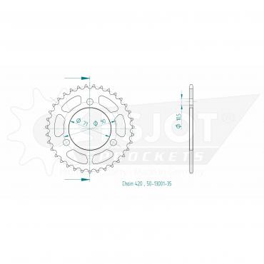 ESJOT  Sprocket 35 Z