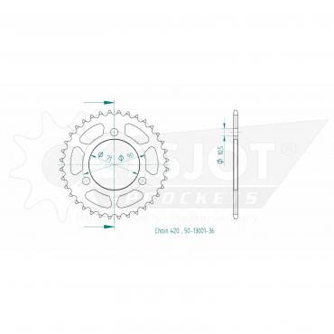 ESJOT  Sprocket 36 Z