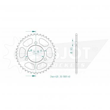 ESJOT  Sprocket 40 Z