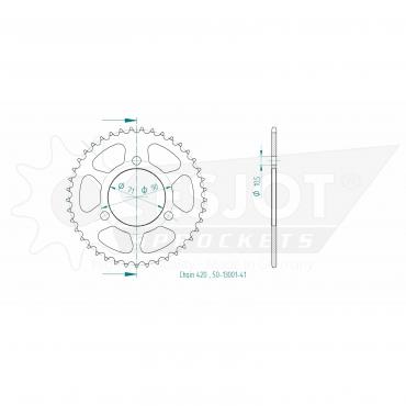 ESJOT  Sprocket 41 Z