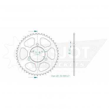 ESJOT  Sprocket 47 Z