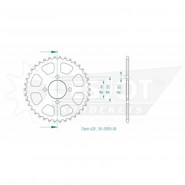 ESJOT  Sprocket 38 Z