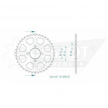 ESJOT  Sprocket 39 Z