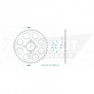 ESJOT  Sprocket 40 Z