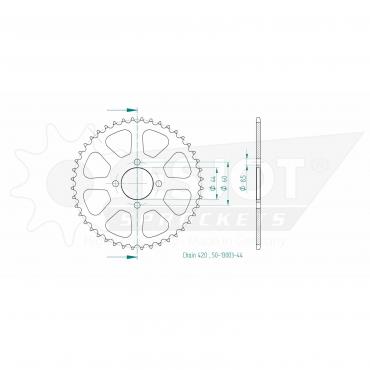 ESJOT  Sprocket 44 Z