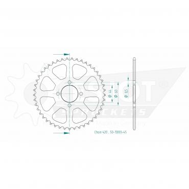 ESJOT  Sprocket 45 Z