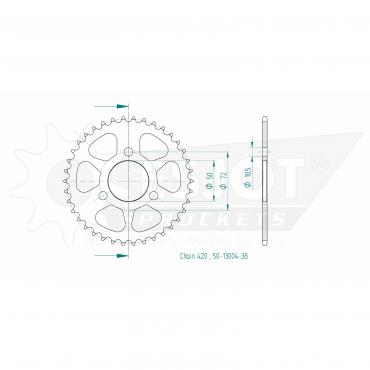 ESJOT  Sprocket 38 Z