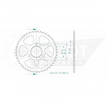 ESJOT  Sprocket 45 Z