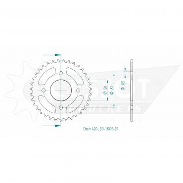 ESJOT  Sprocket 35 Z
