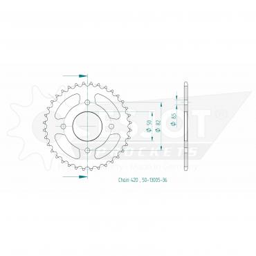 ESJOT  Sprocket 36 Z