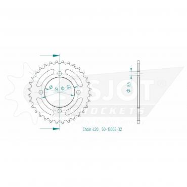 ESJOT  Sprocket 32 Z
