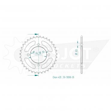 ESJOT  Sprocket 35 Z