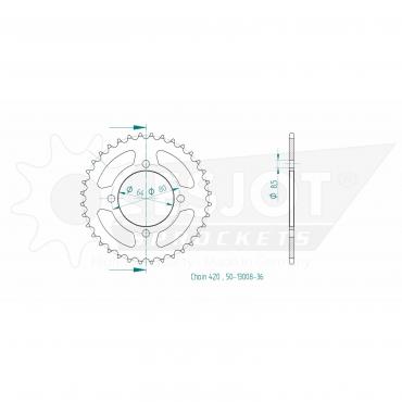 ESJOT  Sprocket 36 Z