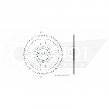ESJOT  Sprocket 52 Z