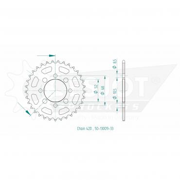 ESJOT  Sprocket 33 Z