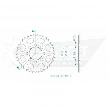 ESJOT  Sprocket 37 Z