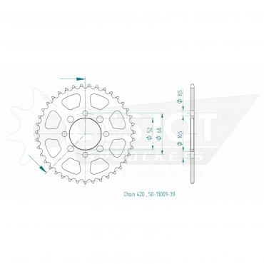 ESJOT  Sprocket 39 Z