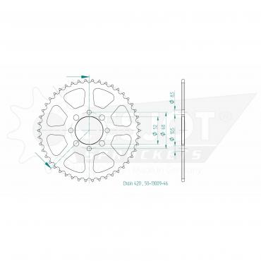 ESJOT  Sprocket 46 Z
