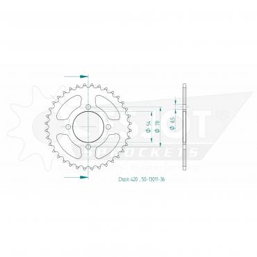 ESJOT  Sprocket 36 Z