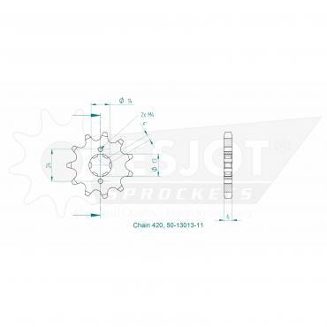 ESJOT Front Sprocket 11 Z