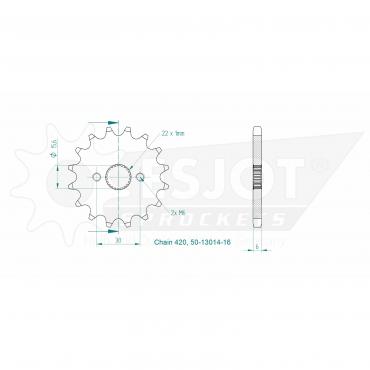 ESJOT Front Sprocket 16 Z