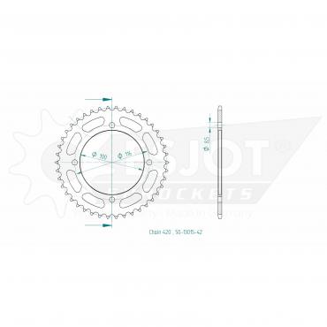 ESJOT  Sprocket 42 Z