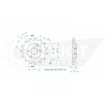 ESJOT Front Sprocket 15 Z