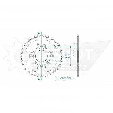 ESJOT  Sprocket 46 Z