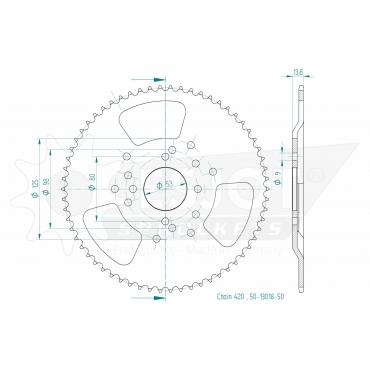 ESJOT  Sprocket 62 Z