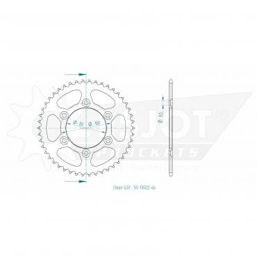 ESJOT  Sprocket 46 Z