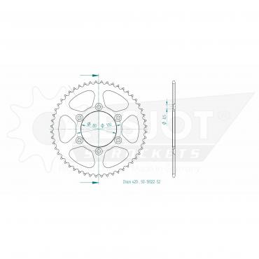 ESJOT  Sprocket 52 Z