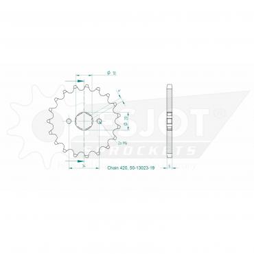 ESJOT Front Sprocket 19 Z