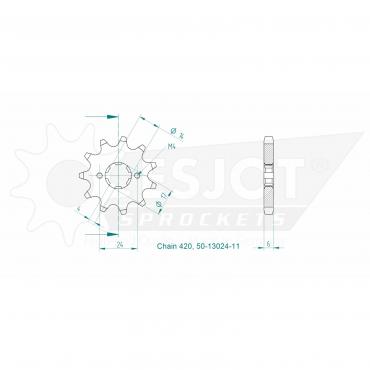 ESJOT Front Sprocket 11 Z