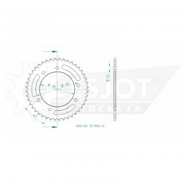 ESJOT  Sprocket 44 Z