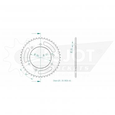 ESJOT  Sprocket 46 Z