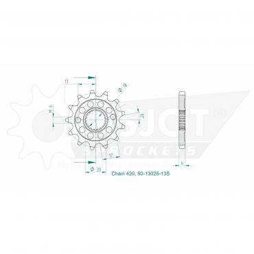 ESJOT Front Sprocket 13S Z