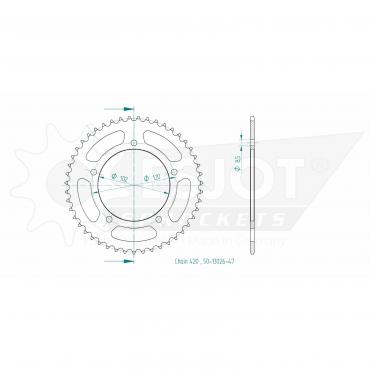 ESJOT  Sprocket 47 Z