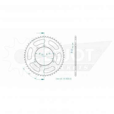 ESJOT  Sprocket 52 Z