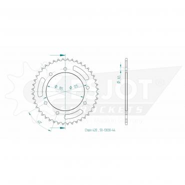 ESJOT  Sprocket 44 Z