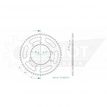 ESJOT  Sprocket 53 Z
